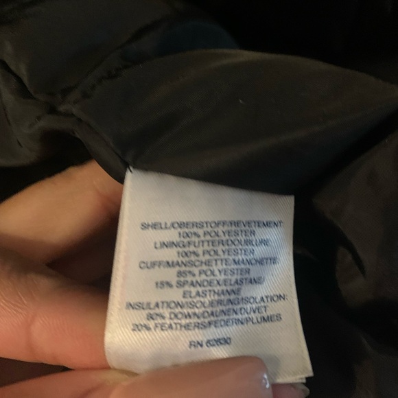 Land’s end black down long winter parka - Picture 4 of 5